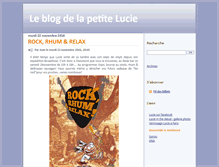 Tablet Screenshot of blog.lapetitelucie.com